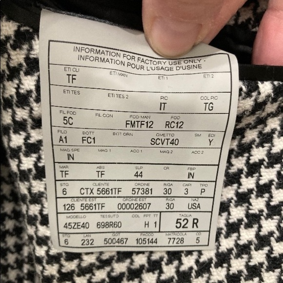 Tom Ford Double Breasted Pea Coat Fully Canvassed - Picture 8 of 16